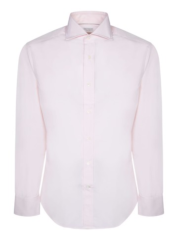 Brunello Cucinelli Pink Cotton Shirt