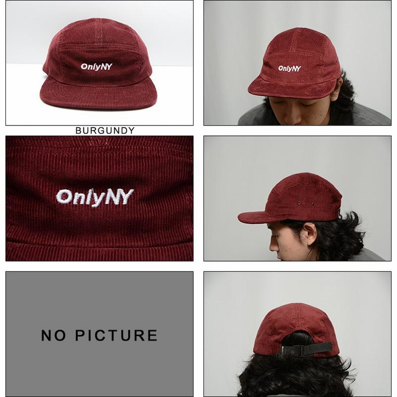 オンリーニューヨーク キャップ ） ONLY NY CORDUROY LOGO 5-PANEL HAT