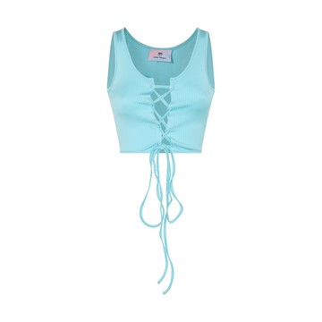 Chiara Ferragni - Acqua Splash Cotton Stretch Top