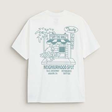 Food Spot 白色短袖T恤