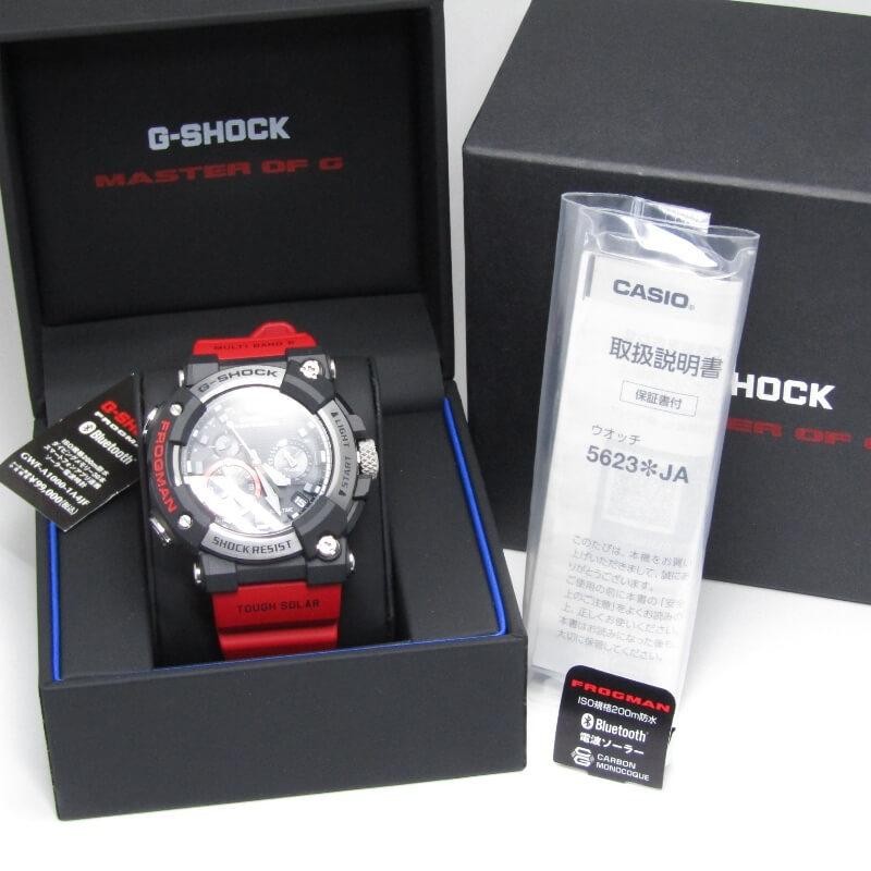 G-SHOCK GWF-A1000-1A4JF レッドムーブメントソーラー式 - 時計