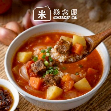 【米大師】湯泡飯-番茄羅宋 ( 湯泡飯 方便即食 宵夜 )