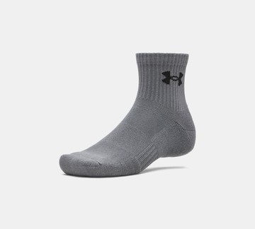 [UA]男女同款 Performance Cotton 中筒襪(3入)-人氣新品