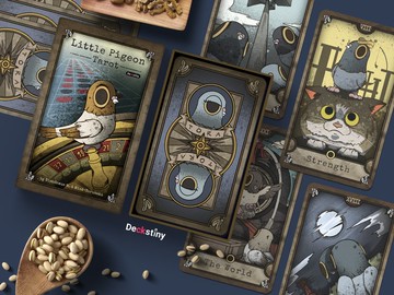 小鴿塔羅牌：靛藍版