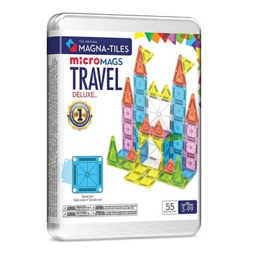 Magna-Tiles®迷你磁力積木-55片豪華旅行套組★衛立兒生活館★