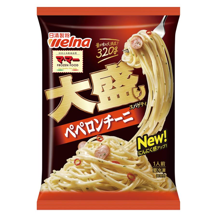 日清製粉ウェルナ マ・マー 大盛りスパゲティ ペペロンチーニ 320g