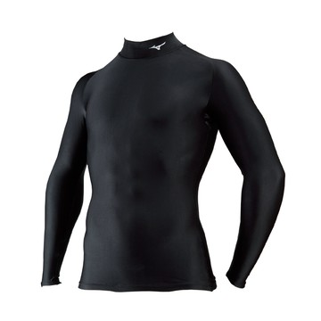 MIZUNO 男款BIO GEAR 長袖緊身衣 32MA115009 (黑)