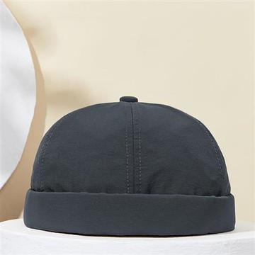 【巴黎精品】現貨+預購 美式瓜皮帽防曬帽防曬帽老帽-嘻哈無檐速乾遮陽帽男女帽子5色a1je79