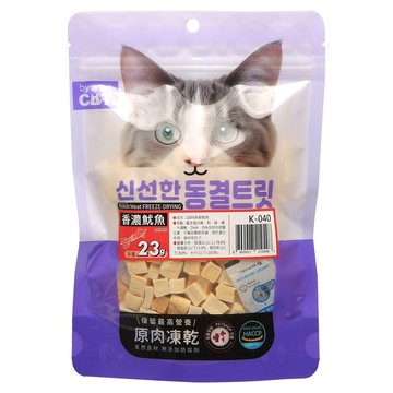 CAT CHUP 喵洽普 貓咪營養小顆粒凍乾零食 - 香濃魷魚 23g  1包