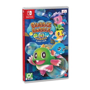 秋葉電玩  NS Switch 任天堂《泡泡龍4 伙伴》中英文合版