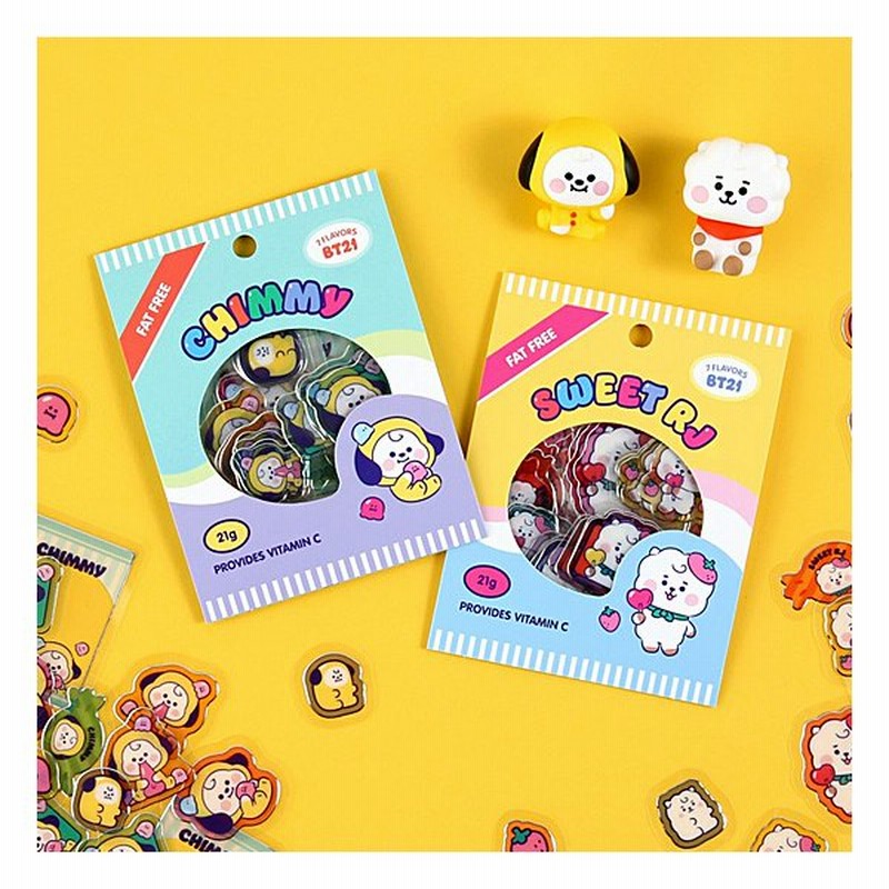Bt21 ベビー フレーク ステッカー パック Jelly Candy 韓国 文具 文房具 シール かわいい 防弾少年団 Bts 公式 通販 Lineポイント最大0 5 Get Lineショッピング