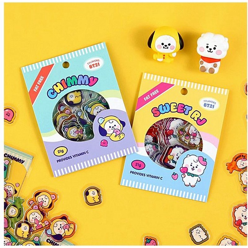 Bt21 ベビー フレーク ステッカー パック Jelly Candy 韓国 文具 文房具 シール かわいい 防弾少年団 Bts 公式 通販 Lineポイント最大0 5 Get Lineショッピング