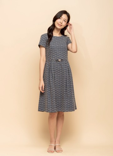 花田藍夢刺繡洋裝