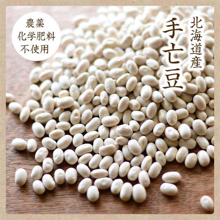 手亡豆 300g 無農薬 北海道産 令和3年産 農薬・化学肥料不使用 白いんげん 小粒