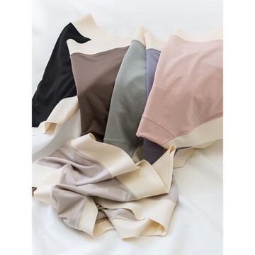 60支舒適無痕內褲女中腰抗菌高彈收腹女士三角褲春秋薄女式內衣店