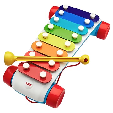 費雪 鐵琴 敲擊琴鍵 演奏出動人的旋律 鮮豔色彩和悅耳琴聲 激發五感發展 多種玩法 帶來無限樂趣  彩虹  1個  23.4 x 14.2 x 4.4cm