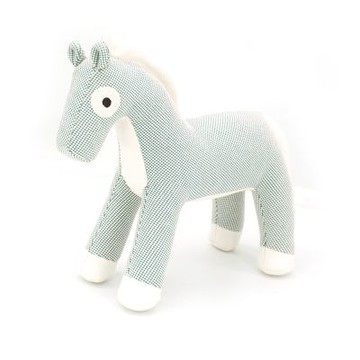 Hermes 愛馬仕 展示品 Epopee 小馬玩偶(納蒂埃藍)