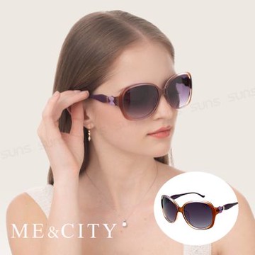 ME&CITY 甜美蝴蝶結造型太陽眼鏡 時尚漸層系列 抗UV400 (ME 1225 J03)