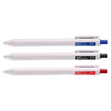 【史代新文具】節奏TEMPO G-115 0.5mm 極致白中性筆