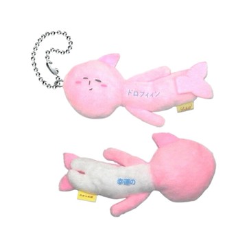 玩偶吊飾 yukio吊飾娃娃-幸運粉紅海豚 1st (JN1407)