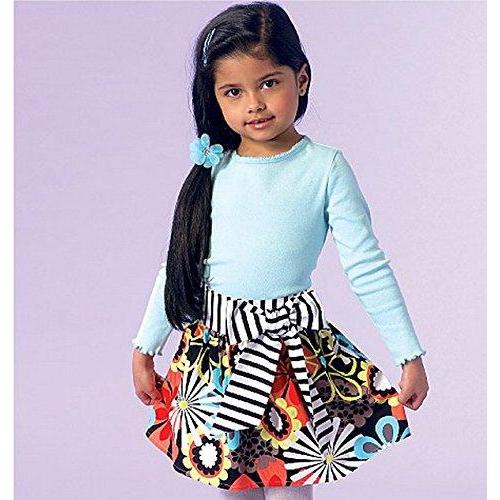 McCall's Patterns M7182 Children's Girls' Skirts Sewing Template, CCE (3-4-