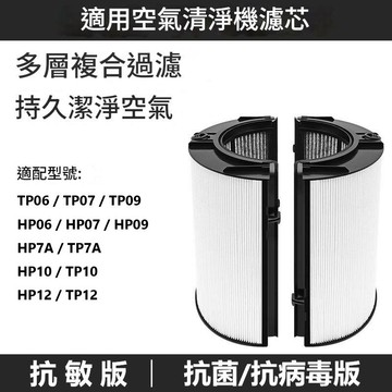 適用 Dyson 戴森 HP12 TP10 TP07 TP09 HP10 HP09 TP7A TP06 濾網 濾芯 HEPA