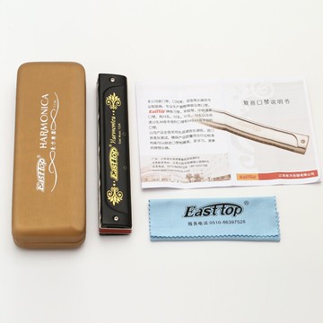 東方之最22孔復音C調T22K口琴初學者成人入門演奏樂器吹奏口琴