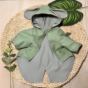 兔耳夾克棉外套