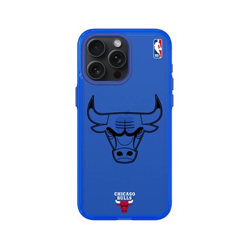 iPhone 15 Pro Max Clear 激光藍 - NBA - B&W-芝加哥公牛 Chicago Bulls B&W - Light