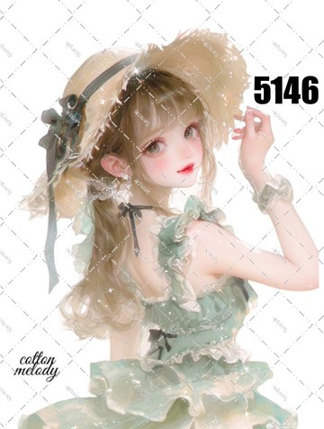 original sticker no.5146 人物貼紙 原創貼紙 原創人物貼紙 裝飾貼紙 cotton melody