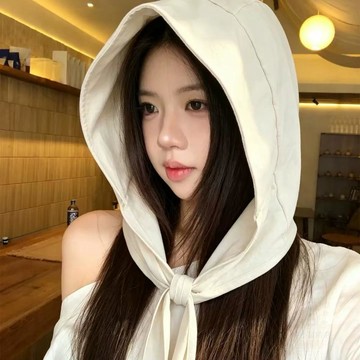 💥限量百件💥大頭UPF50 防曬 米白帽女紫外線繫帶帽包頭戶外遮陽帽可摺疊