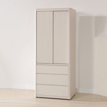 MUNA家居  曼尼亞2.7尺三抽衣櫃   80X60X197.5cm