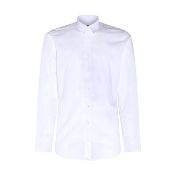 Dolce & Gabbana - White Cotton Blend Shirt
