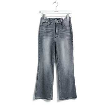 SOMETHING｜女裝｜LISA丹寧九分靴型喇叭褲