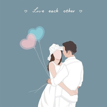 【客製-色塊感繪風】似顏繪/手繪/電子檔