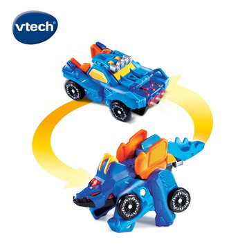 Vtech　聲光變形恐龍車-劍龍-薩拉姆_廠商直送
