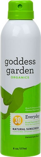 Goddess Garden Organics Everyday Natural Sunscreen SPF 30 Continuous Spray 6 oz