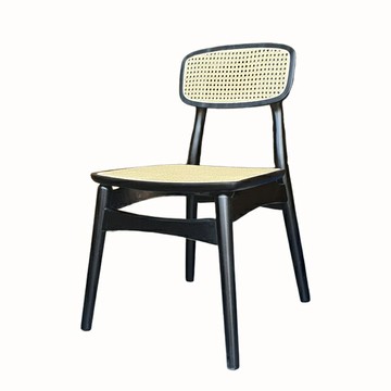 藤編蝴蝶餐椅 CH097｜侘寂風實木藤編餐椅・咖啡廳 / 餐廳 / 居家餐椅