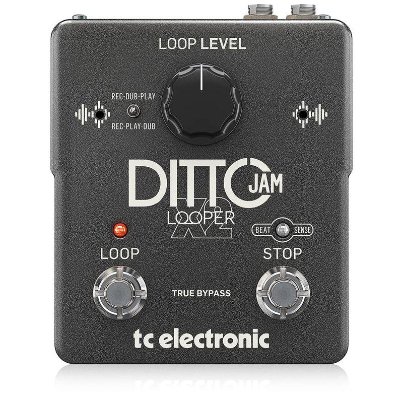 tc electronic ルーパーペダル 自動テンポ検知機能 無制限のオーバーダブ 独立したSTOP用フットスイッチ DITTO JAM