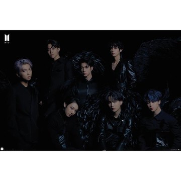 BTS防彈少年團 (BTS black wings) 英國進口海報