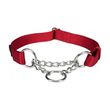 Trixie 寵物用品 頂級尼龍小搗蛋必備項圈-紅 S-M: 30-40 cm/15 mm (TX202703)