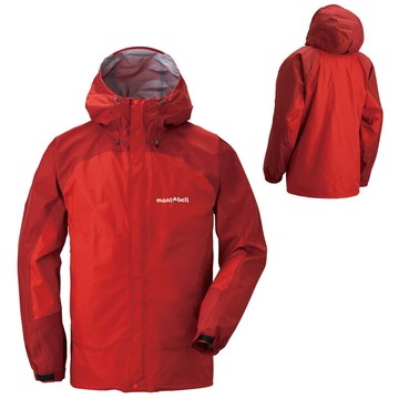 【【蘋果戶外】】mont-bell 1128344 辣椒紅/紅 日本 男 防水透氣外套 類Gore-tex 防水外套 雨衣 風衣 風雨衣