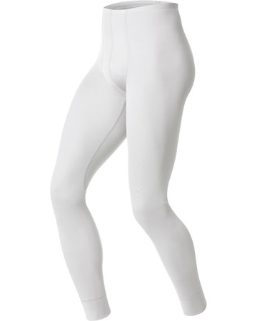 【【蘋果戶外】】odlo 特價出清《外盒汙損》152042 白 機能保暖型衛生褲 男 透氣快乾 內層刷毛褲 effect 銀離子登山