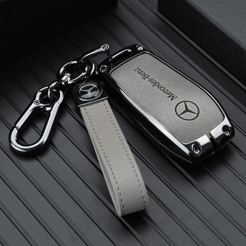 【熱賣】賓士鑰匙套 Benz鑰匙殼 Benz W205 W204 A級C級E級 GLC A180 e300 鋅合金鑰匙包