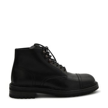 Dolce & Gabbana - Black Leather Ankle Boots