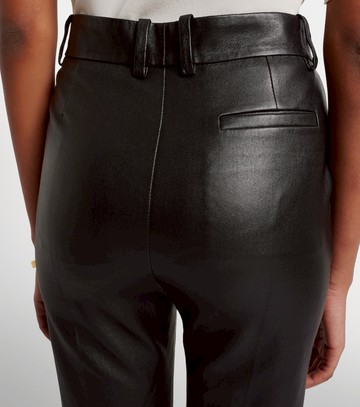 Joseph Tafira mid-rise leather flared pants
