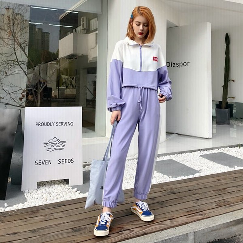 セットアップ ジャージ レディース 上下セット パンツ トップス 韓国ファッション スポーツウェア スウエット ルームウェア 部屋着 通販 Lineポイント最大0 5 Get Lineショッピング