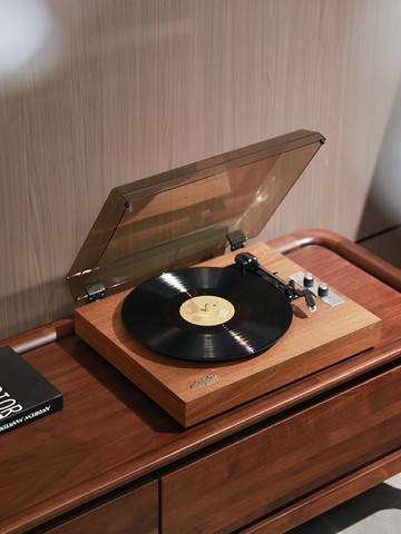 批發問加From1900黑膠唱片機復古留聲機音響一體式黑膠唱機禮物【Snowbelle優選】