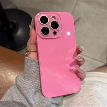冰感玻璃 水晶鏡頭膜 電鍍冰盾 防摔殼 用於iPhone17 i16 手機殼 i15 i14 i13 i12 i11