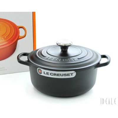 美品 Le Creuset ルクルーゼ ココットロンド 20 両手鍋 1点 DUNE